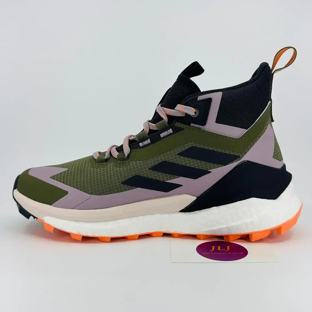 Adidas Women's Terrex Free Hiker 2.0 GTX Hiking Shoes Olive Strata IH3531 Size 8